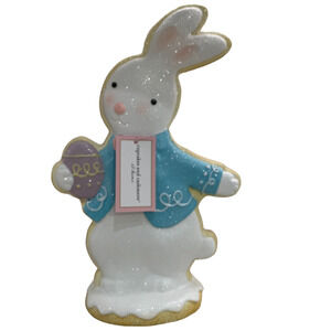 Cupcakes & Cashmere Pastel Sugar Cookie Easter Bunny Rabbit Figurine NEW